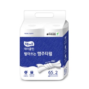 잘풀리는집 데이클린 빨아쓰는 행주타월 65매, 2개