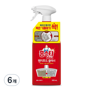 홈스타 맥스 렌지후드 클리너, 500ml, 6개