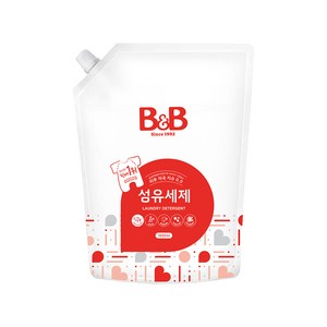 비앤비 섬유 유아 세제 리필, 1.5L, 1개