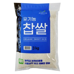 초록숟가락 유기농 찹쌀, 3kg, 1개