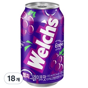 웰치스 포도 355ml, 18개