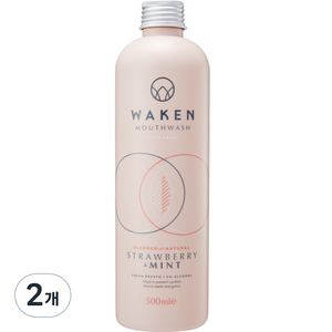 웨이큰 마우스워시 스트로베리민트향, 500ml, 2개