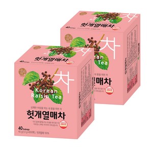 우리차 헛개열매차 티백, 1g, 40개입, 2개