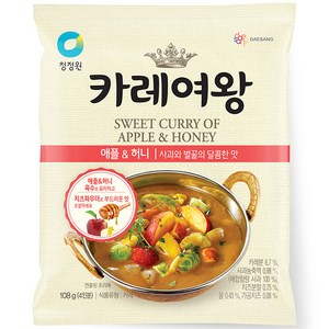 카레여왕 애플 앤 허니, 108g, 2개