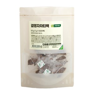 자연지인 결명자차 삼각티백, 1g, 50개입, 1개