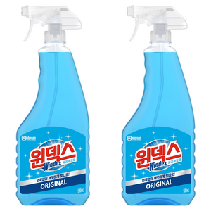 윈덱스 분무기형 유리세정제, 500ml, 2개