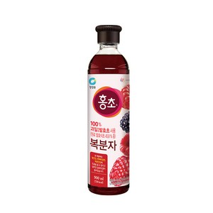 청정원 홍초 복분자, 900ml, 4개