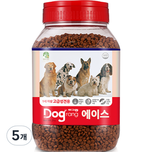 도그랑 에이스 PET 강아지 건식통사료 성견용, 닭, 2kg, 5개