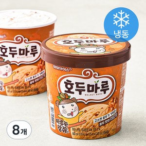 해태아이스크림 호두마루 (냉동), 660ml, 8개