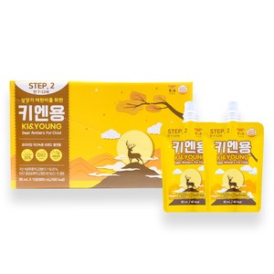 몸엔용 키엔용 유아 건강식품, 10개, 80ml