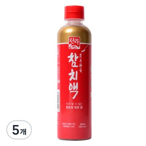 한라식품 참치액, 500ml, 5개