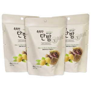 자연루 촉촉한 단밤, 80g, 3개