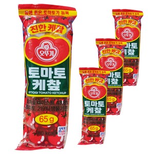 오뚜기 토마토 케찹, 65g, 4개