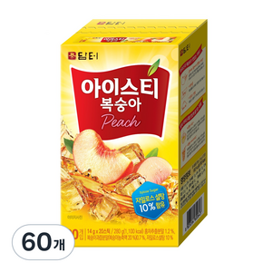 담터 복숭아 홍차, 14g, 20개입, 3개