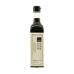 올가홀푸드 우리콩 진간장, 420ml, 1개