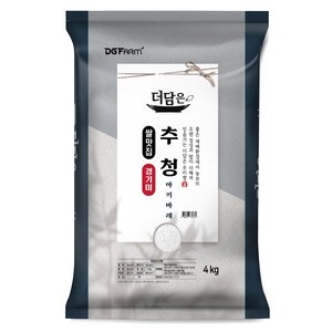 더담은 2024년산 햅쌀 경기미 추청 아끼바레 쌀 특등급, 4kg, 1개