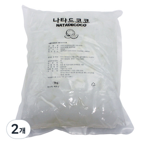 나타드코코 코코넛젤리, 1kg, 2개