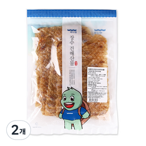 바다원 장줄쥐포, 500g, 2개