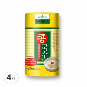 칠갑농산 우리콩국수, 3kg, 4개