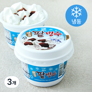 서주 연유 팥빙수 (냉동), 250ml, 3개