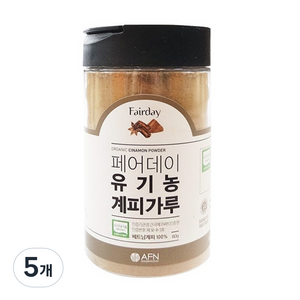 페어데이 유기농 계피가루, 60g, 5개