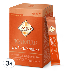 카무트 리얼 카무트 브랜드 밀 효소 30p, 90g, 3개