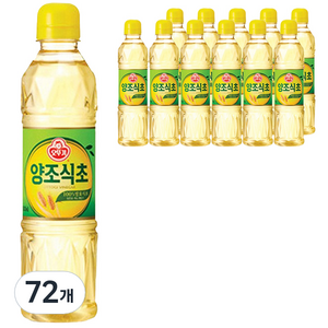 오뚜기 양조식초, 500ml, 72개