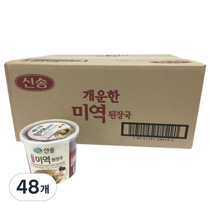 신송 개운한 미역 즉석 된장국, 10g, 48개