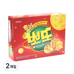 크라운 뽀또 치즈타르트, 322g, 2개