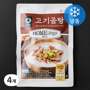 청정원 대상 호밍스 고기곰탕 (냉동), 700g, 4개