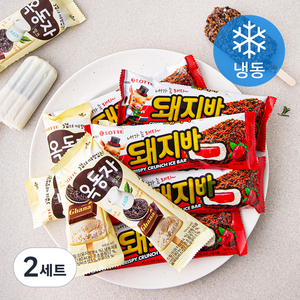 옥동자 70ml x 6개입 + 돼지바 70ml x 6개입 세트 (냉동), 2세트