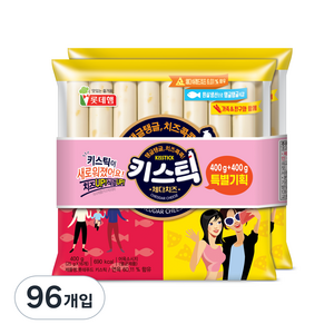 롯데웰푸드 키스틱 소시지, 25g, 96개