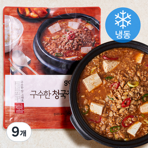 곰곰 구수한 청국장 찌개 (냉동), 350g, 9개