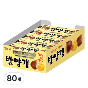 크라운 밤양갱, 50g, 80개