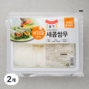 일가 비타 새콤쌈무, 3kg, 2개