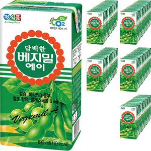 담백한 베지밀 에이, 190ml, 32개