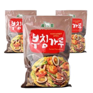 곰표 부침가루, 500g, 3개