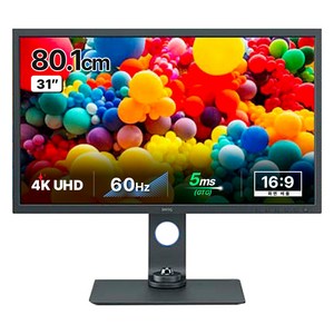 벤큐 4K UHD 사진 영상 전문가용 모니터, 80.1cm, SW321C