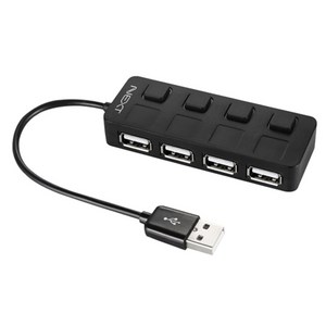 넥스트 USB 2.0 4Port 무전원허브 NEXT-204UH NEW, 블랙, 블랙2087605 1