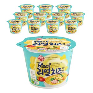 오뚜기 리얼치즈라면 용기 120g, 12개