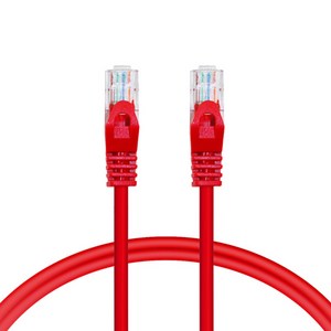 AVIVE 고급형 UTP 15m CAT6 랜선 케이블, RED, 1개