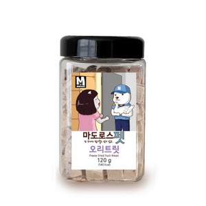 마도로스펫 동결건조 간식, 오리트릿, 120g, 1개