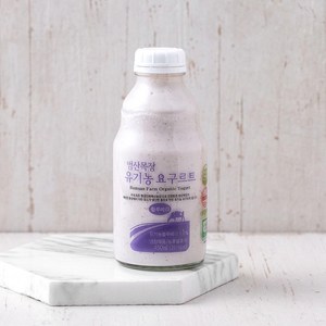 범산목장 유기가공식품인증 블루베리요구르트, 450ml, 1개