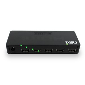 넥시 4K 1:4 HDMI 분배기 4포트, NX-4K HDMI SPLITTER 4P, 1개