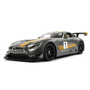 라스타 1:14 스케일 메르세데스 벤츠 AMG GT3 RC카, 실버, 1개