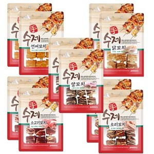 펫스토리 수제꼬치 강아지 간식 x 5종 콤보팩 10p, 소고기, 오리고기, 연어, 닭고기, 양고기, 90g, 1세트