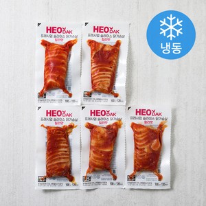 허닭 프레시업 슬라이스 닭가슴살 칠리맛 (냉동), 100g, 10개