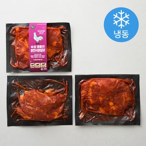 올반 숙성 춘천식 매콤닭갈비 (냉동), 180g, 3개