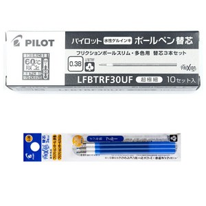 프릭션 슬림 볼펜용 리필심 0.38mm, 블루, 30개