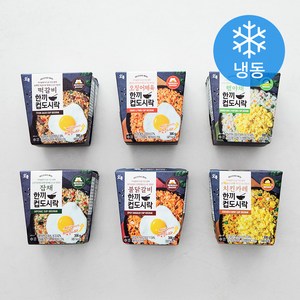 한끼 컵도시락 고기 300g x 6종 (냉동), 1세트